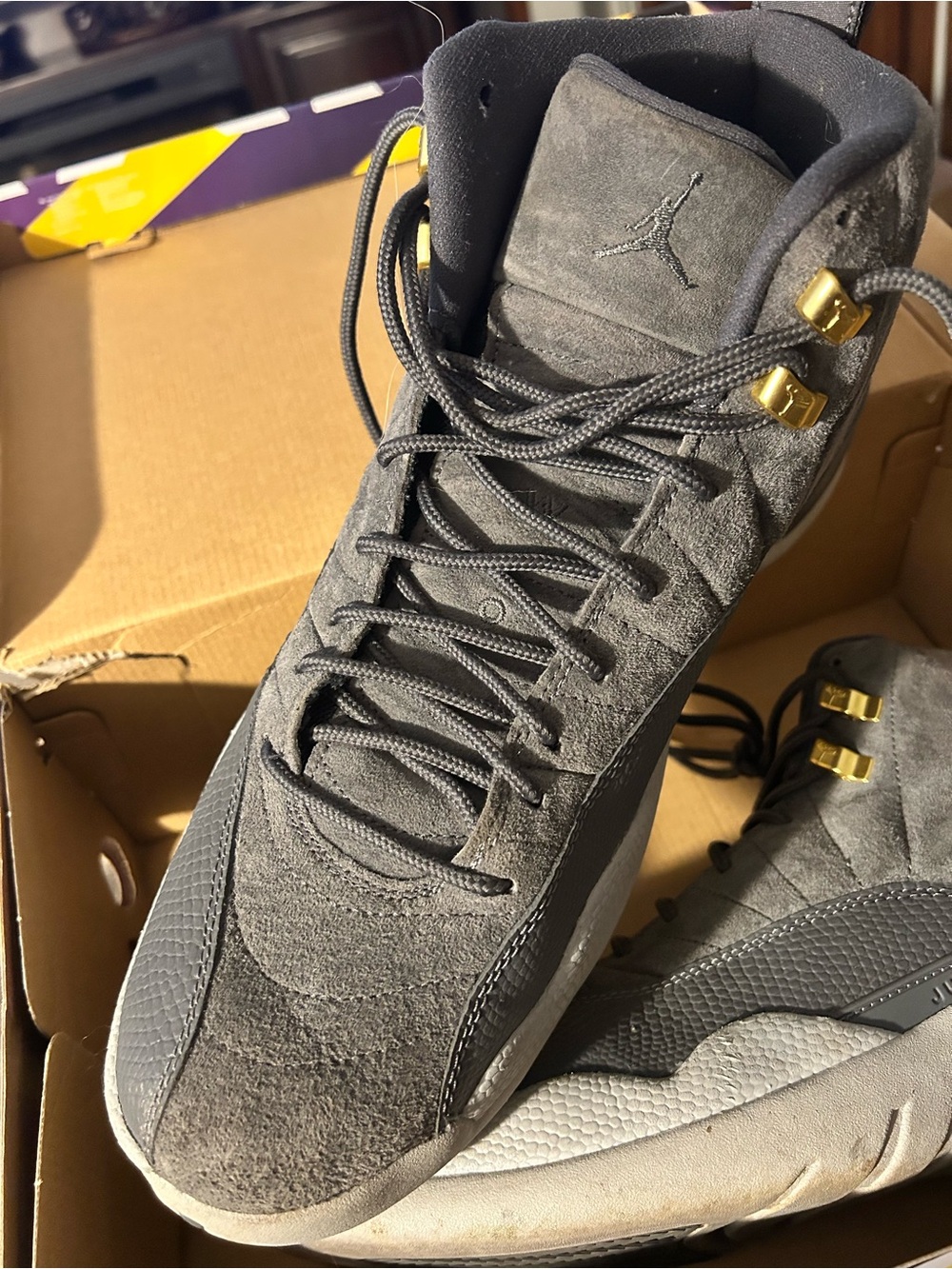 Air Jordan 12 Retro Dark Grey Suede 2017 130690-005 Men’s Size 12 No Box
Men’s